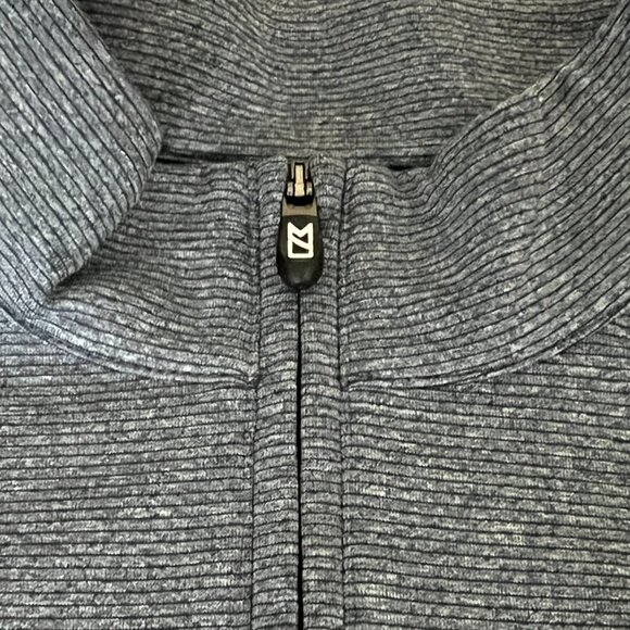 Denver Broncos Cutter & Buck Men's Big and Tall LT Shoreline Vest - Heather Blue - Picture 4 of 7